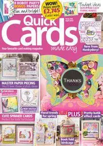 Quick Cards Made Easy - March 2017