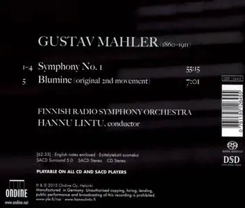 Hannu Lintu, Finnish Radio Symphony Orchestra - Mahler: Symphony No. 1 & Blumine (2015)