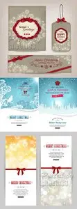 Simple Xmas Cards Vector