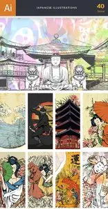 InkyDeals - 40 Japanese Illustrations