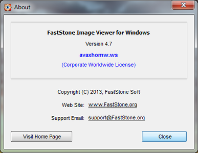 FastStone Image Viewer 4.7 Final Corporate Multilingual + Portable