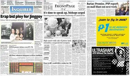 Philippine Daily Inquirer – January 03, 2008