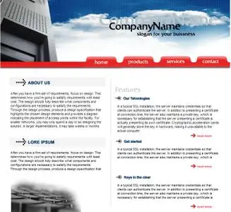 Full Site Template (html + psd)