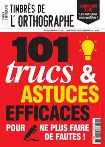 Timbrés de l'Orthographe - novembre 2015