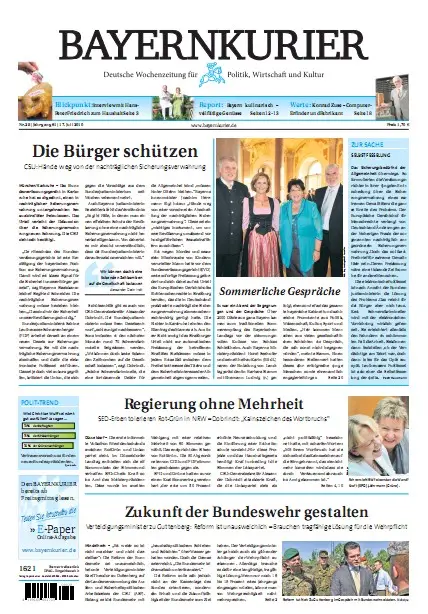 BAYERNKURIER Nr. 28/2010 vom 17. Juli 2010