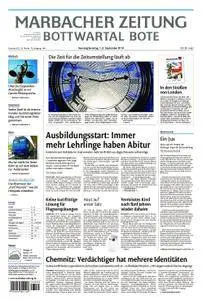 Marbacher Zeitung - 01. September 2018