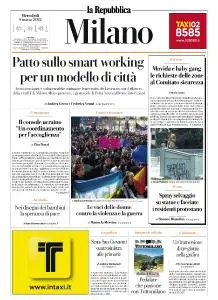 la Repubblica Milano - 9 Marzo 2022