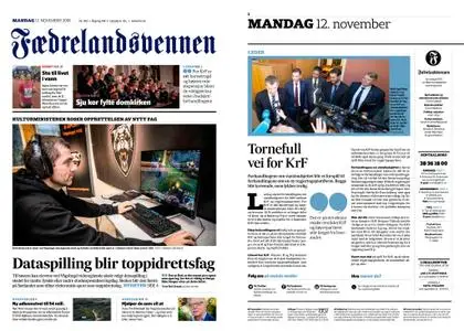 Fædrelandsvennen – 12. november 2018