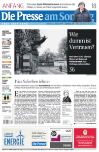Die Presse, 26.  Januar 2014