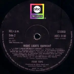 Four Tops - Night Lights Harmony (1975) {ABC ABCL-5130} 16-bit/44.1kHz Vinyl Rip