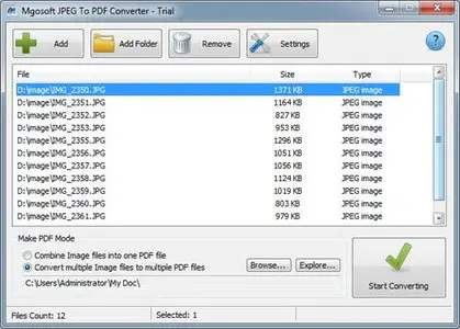Mgosoft JPEG To PDF Converter 8.2.263 Portable