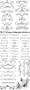 Vectors - Vintage Calligraphic Dividers 3