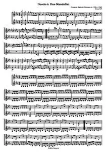GervasioGB - Duetto à Due Mandolini (Gimo 147)