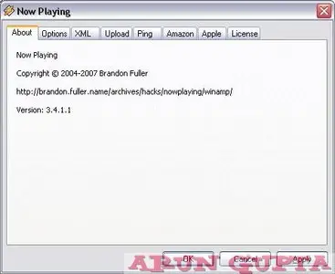 Now Playing 3.6.5.1 Plugin for Winamp