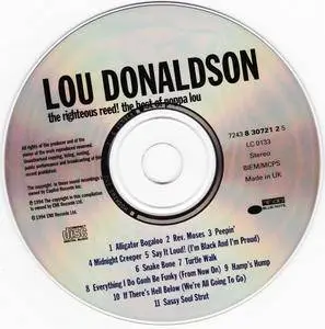 Lou Donaldson - The Righteous Reed! - The Best Of Poppa Lou (1967-1973) {Blue Note 7243 8 30721 2 5 rel 1994}