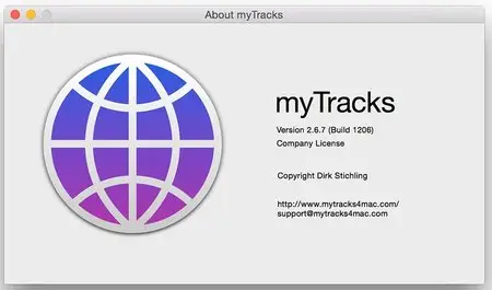myTracks 2.6.7 (Mac OS X) 
