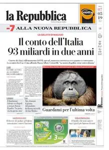 la Repubblica – 07 maggio 2019