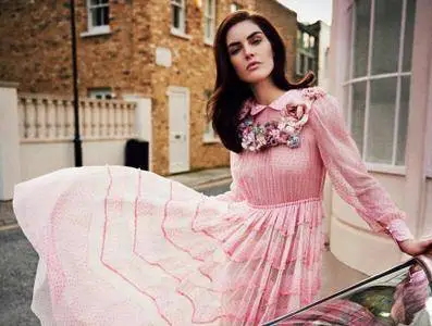 Hilary Rhoda by Serge Leblon for Harper's Bazaar UK September 2016