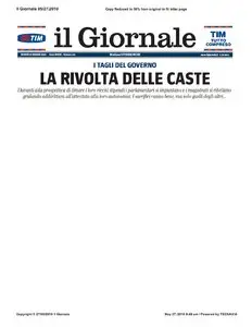 IL GIORNALE DEL 27 MAGGIO 2010