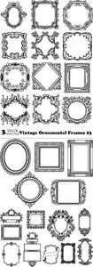 Vectors - Vintage Ornamental Frames 23