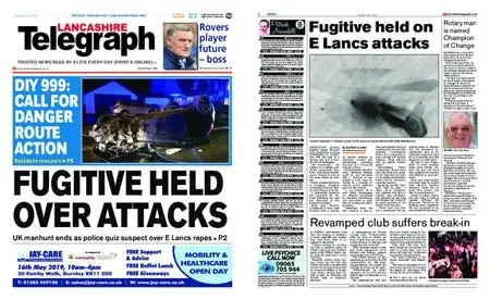 Lancashire Telegraph (Burnley, Pendle, Rossendale) – May 07, 2019