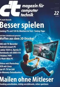 ct Magazin für Computertechnik No 22 vom 07 Oktober 2013