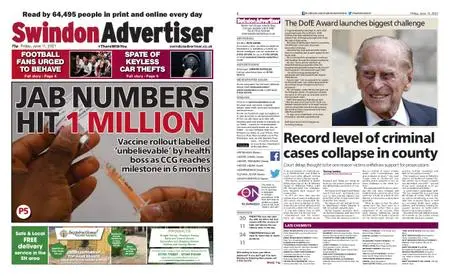 Swindon Advertiser – June 11, 2021