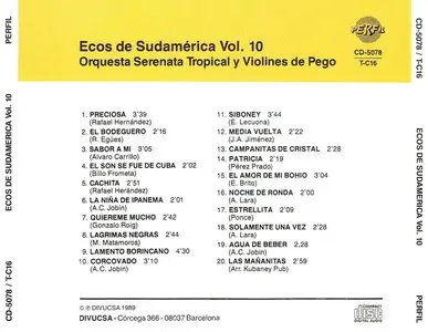 Orquesta Serenata Tropical y Violines de Pego – Ecos de Sudamérica (1989)
