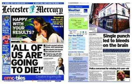 Leicester Mercury – August 24, 2018