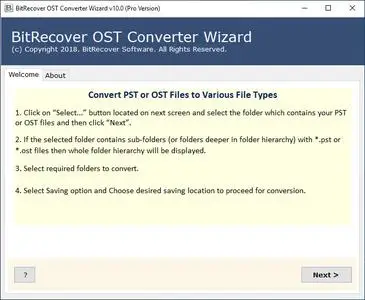 BitRecover OST Converter Wizard 13.3