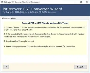 BitRecover OST Converter Wizard 13.3 Portable