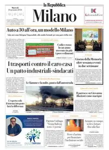la Repubblica Milano - 23 Gennaio 2024