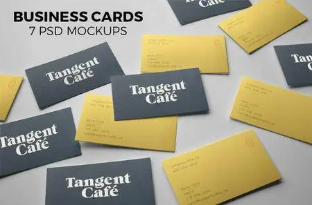 CreativeMarket - Business cards. 7 PSD mockups
