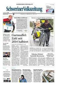 Schweriner Volkszeitung Hagenower Kreisblatt - 13. Februar 2018