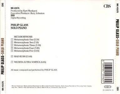 Philip Glass - Solo Piano (1989)