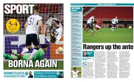The Herald Sport (Scotland) – February 19, 2021