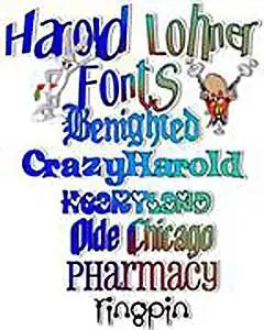 Harold Lohner Fonts
