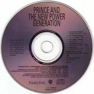Prince & The New Power Generation - My Name Is Prince (US CD5) (1992) {Paisley Park/Warner Bros.} **[RE-UP]**