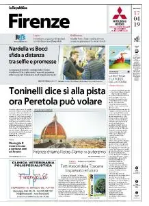 la Repubblica Firenze - 17 Aprile 2019