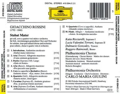 Carlo Maria Giulini, Philharmonia Orchestra & Chorus - Rossini: Stabat Mater (1983)
