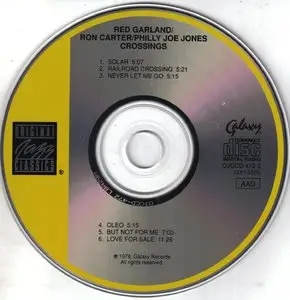 Red Garland, Ron Carter, Philly Joe Jones - Crossings (1977) [Remastered 1991]