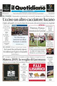 il Quotidiano del Sud Basilicata - 8 Gennaio 2018