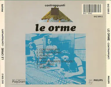 Le Orme - Contrappunti (1974) [1990, Philips/Polygram 842 506-2]