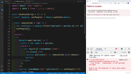 React Tutorial and Projects Course (8/2021)