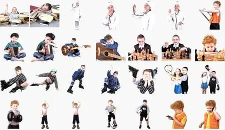 Izosoft 068: Children #2 clipart