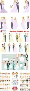 Vectors - Wedding Couples Set 15