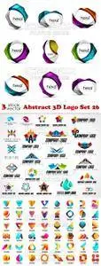 Vectors - Abstract 3D Logo Set 26