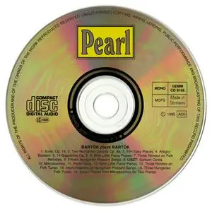 Béla Bartók - Bartók Plays Bartók, Bartók At The Piano 1929-1941 (1995) {Pearl GEMM CD 9166}