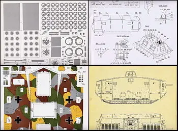 ModelCard 094 A7V [Paper model]