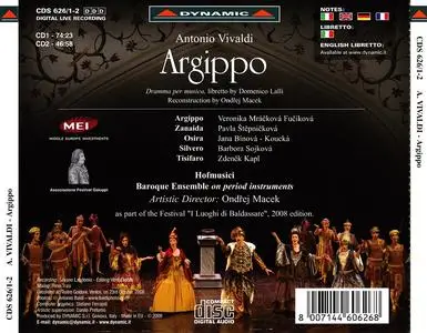Ondřej Macek, Hofmusici - Antonio Vivaldi: Argippo (2009)